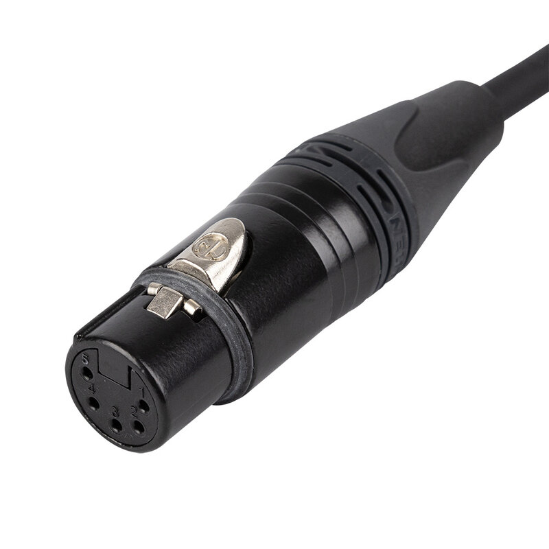 FLN08 DMX/AES-EBU kabel met 5-polige Neutrik pluggen 6m