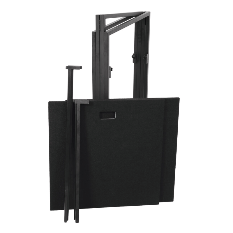 Omnitronic Opvouwbare DJ booth met cover Opvouwbare DJ booth met cover