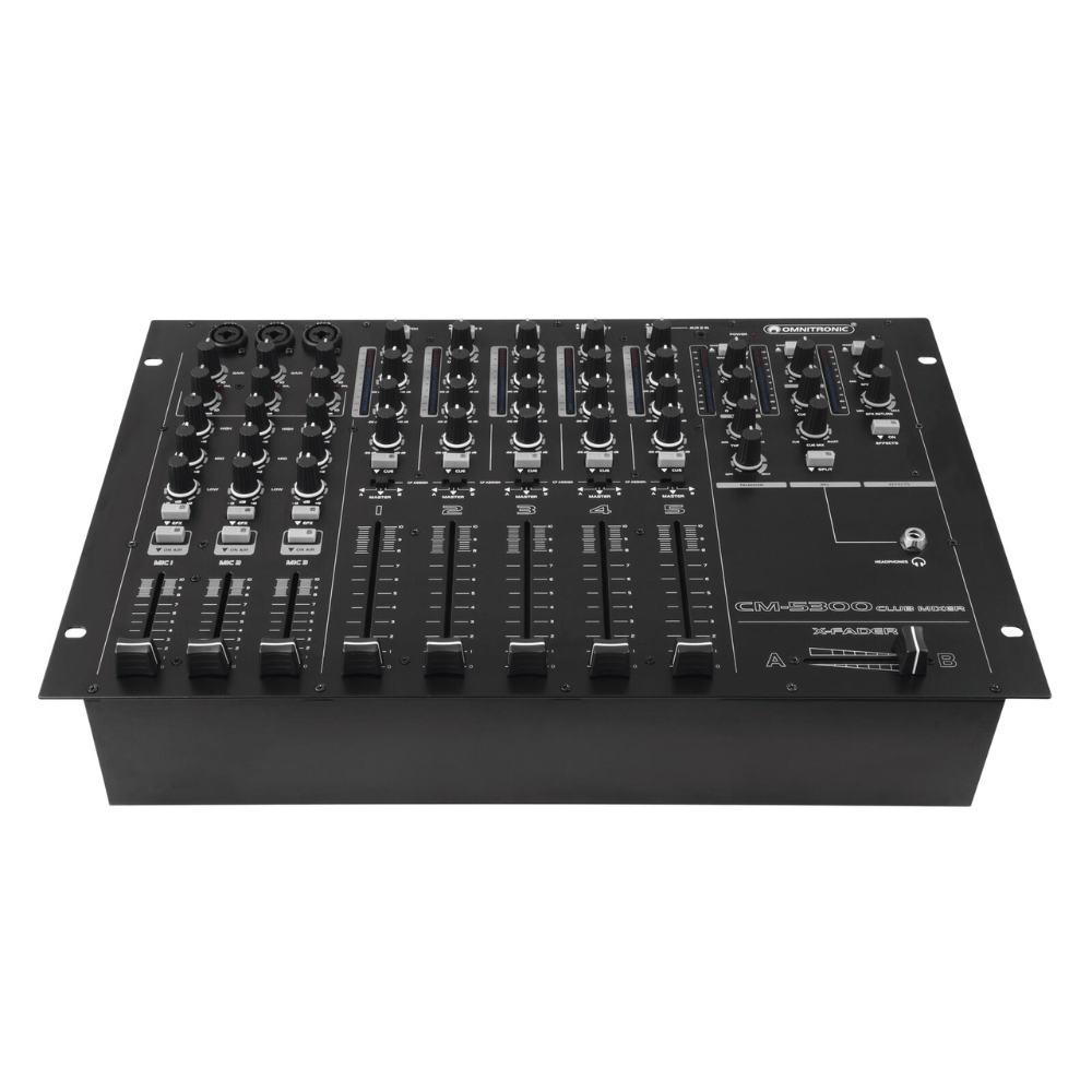 Omnitronic CM-5300 5-kanaals dj-mixer