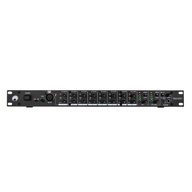 Omnitronic EM-280 8-kanaals mixer EM-280 8-kanaals mixer