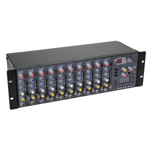 Omnitronic RM-1422FX 12-kanaals rackmixer met USB, DSP-FX & MP3 Omnitronic RM-1422FX 12-kanaals rackmixer met USB, DSP-FX & MP3