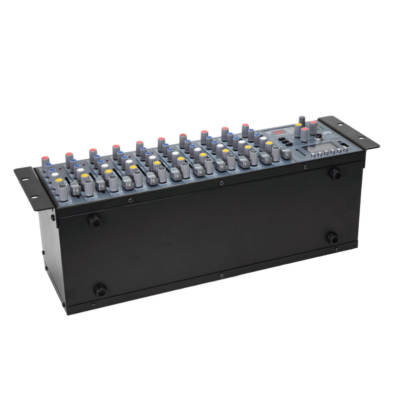 Omnitronic RM-1422FX 12-kanaals rackmixer met USB, DSP-FX & MP3 RM-1422FX 12-kanaals rackmixer met USB, DSP-FX & MP3