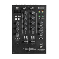 PM-222P 2-kanaals dj-mixer met Bluetooth en MP3 speler