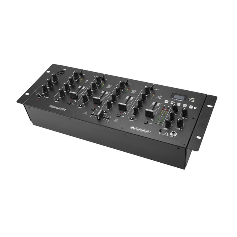PM-444Pi 4-kanaals dj-mixer met Bluetooth, MP3 speler en USB interface