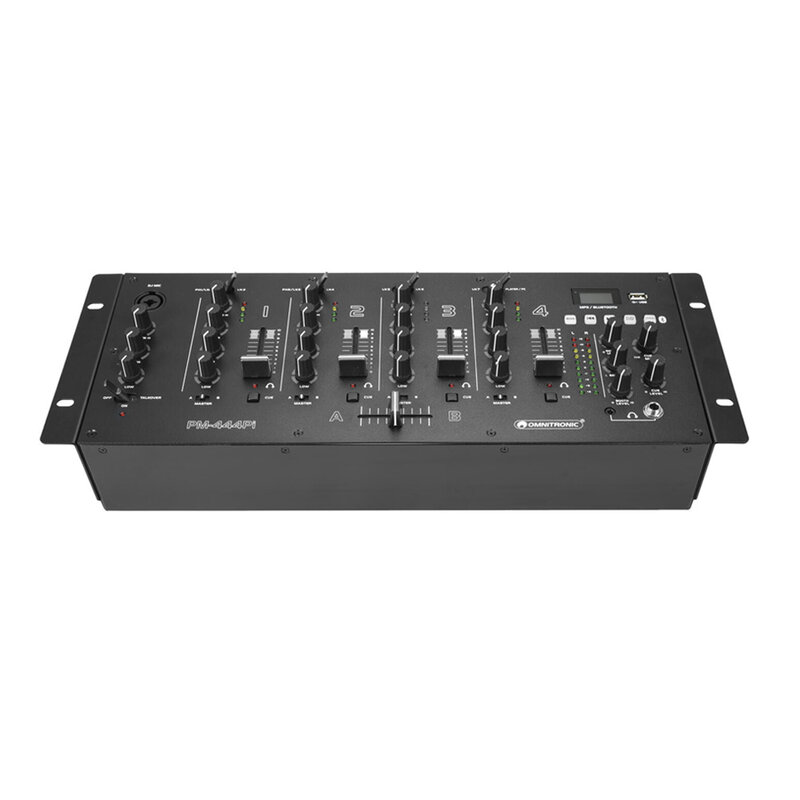 PM-444Pi 4-kanaals dj-mixer met Bluetooth, MP3 speler en USB interface