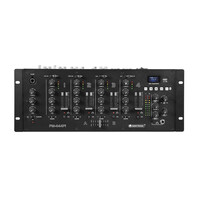 PM-444Pi 4-kanaals dj-mixer met Bluetooth, MP3 speler en USB interface
