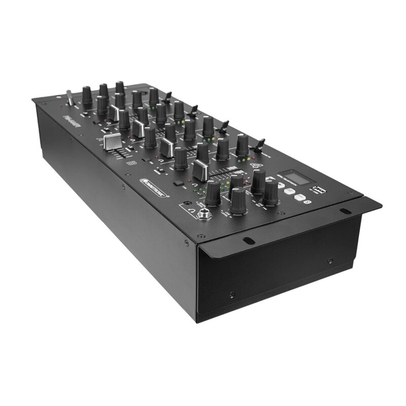 PM-444Pi 4-kanaals dj-mixer met Bluetooth, MP3 speler en USB interface