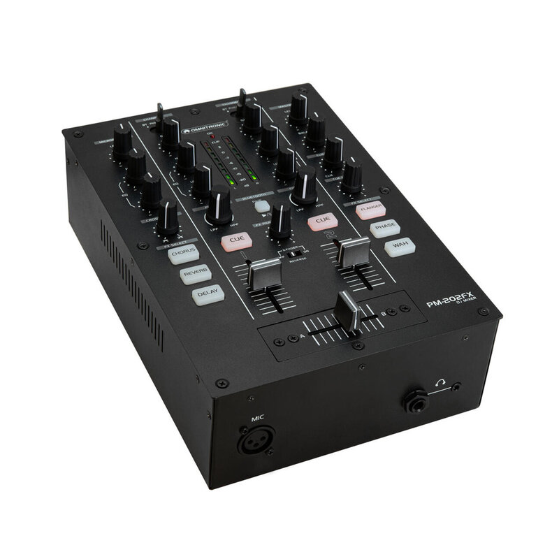 PM-202FX 2-kanaals dj-mixer met filter, FX en Bluetooth