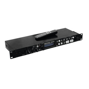Omnitronic DMP-102 MP3 speler voor SDHC/MMC en USB met afstandsbediening