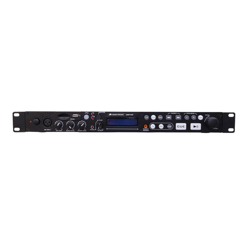 DMP-102 MP3 speler voor SDHC/MMC en USB met afstandsbediening