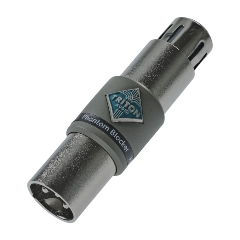 Triton Audio Phantom Blocker Adapter XLR male naar XLR female afbeelding
