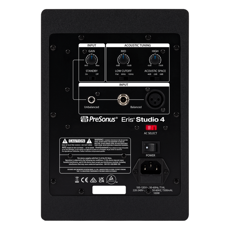 PreSonus Eris Studio 4 actieve monitor (per stuk) Eris Studio 4 actieve monitor (per stuk)