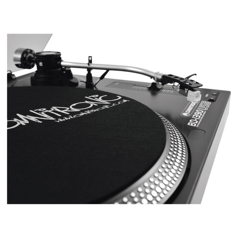 Omnitronic BD-1390 USB Draaitafel zwart BD-1390 USB Draaitafel zwart