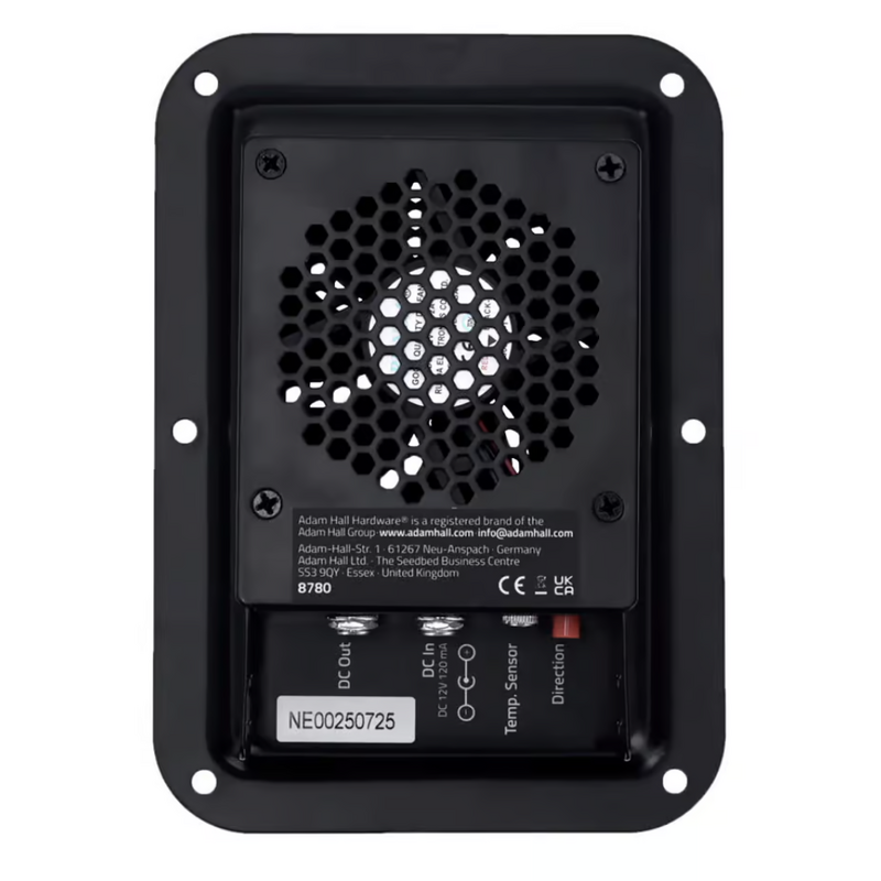 8780 Ventilatiepaneel zwart