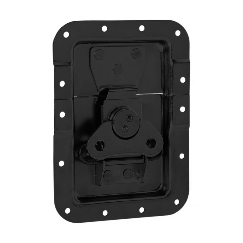 17251SBLK Groot inbouw vlinderslot met verzet 14mm diep