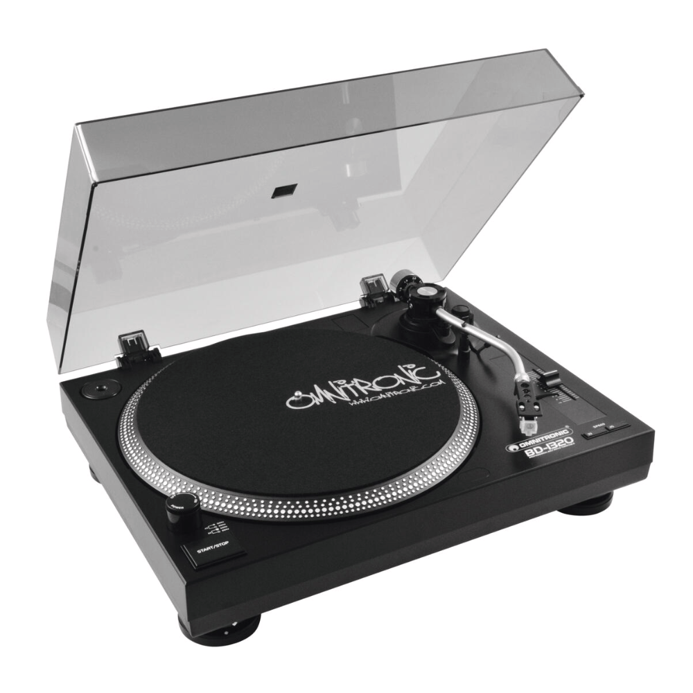 Omnitronic BD-1320 Draaitafel zwart afbeelding