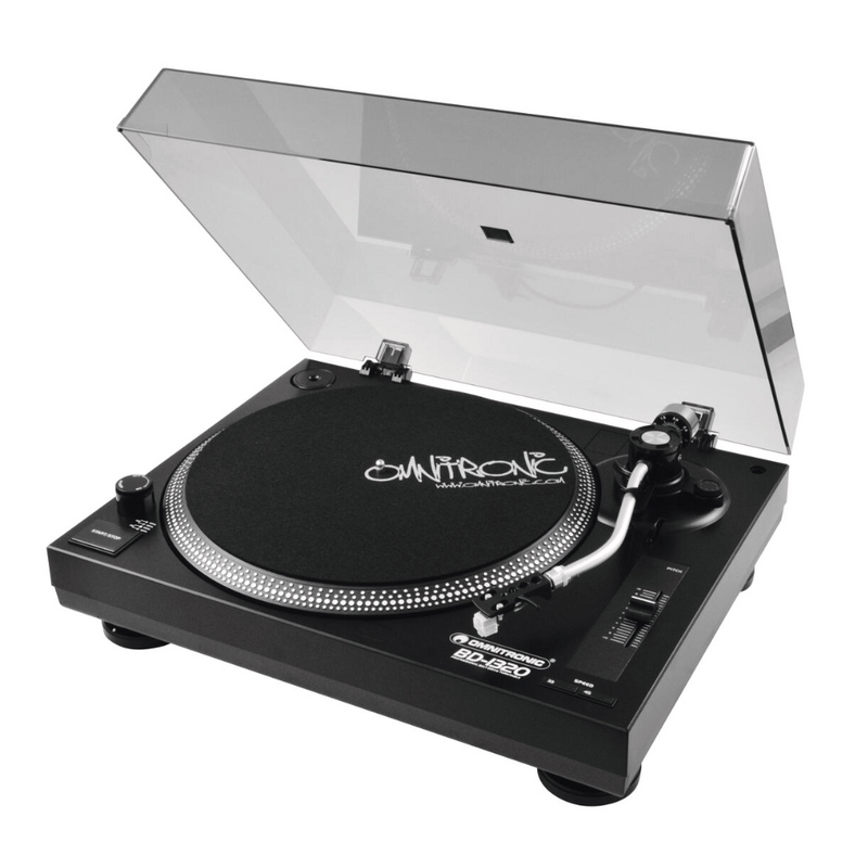 Omnitronic BD-1320 Draaitafel zwart BD-1320 Draaitafel zwart