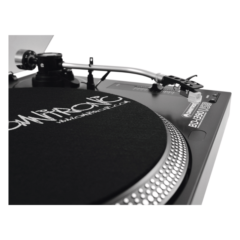 Omnitronic BD-1320 Draaitafel zwart BD-1320 Draaitafel zwart