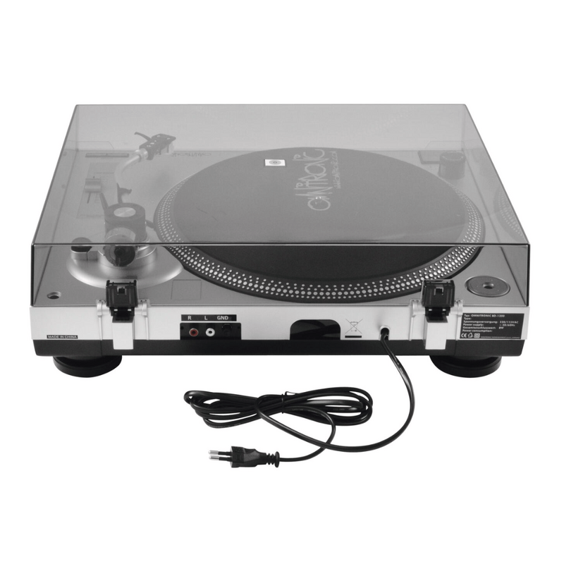 Omnitronic BD-1350 Draaitafel zilver BD-1350 Draaitafel zilver