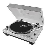 Omnitronic BD-1380 USB draaitafel zilver BD-1380 USB draaitafel zilver