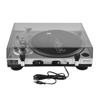 Omnitronic BD-1380 USB draaitafel zilver BD-1380 USB draaitafel zilver