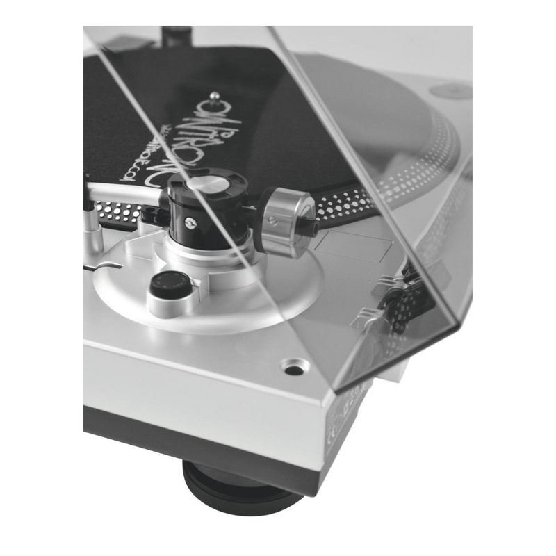 Omnitronic BD-1380 USB draaitafel zilver BD-1380 USB draaitafel zilver