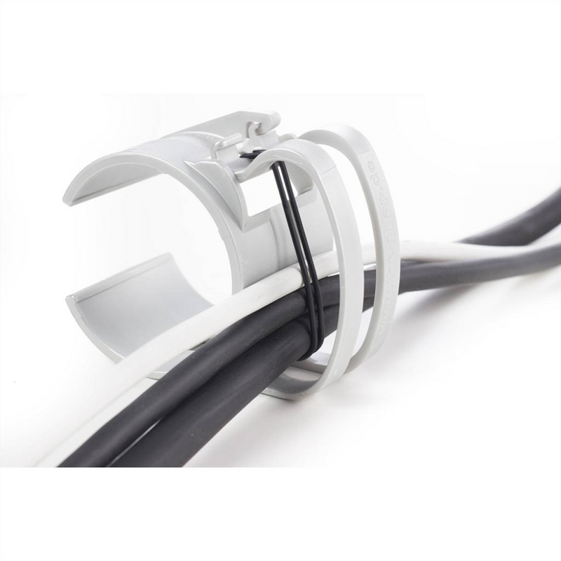 Truss klem met stekkerdooshouder voor 50mm truss