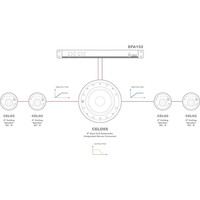 Audac CELO8S Plafondsubwoofer 2x 50W zwart CELO8S Plafondsubwoofer 2x 50W zwart