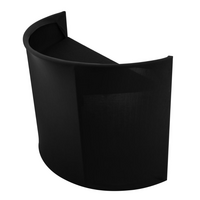 Omnitronic Gebogen mobiele DJ booth met tas zwart Gebogen mobiele DJ booth met tas zwart