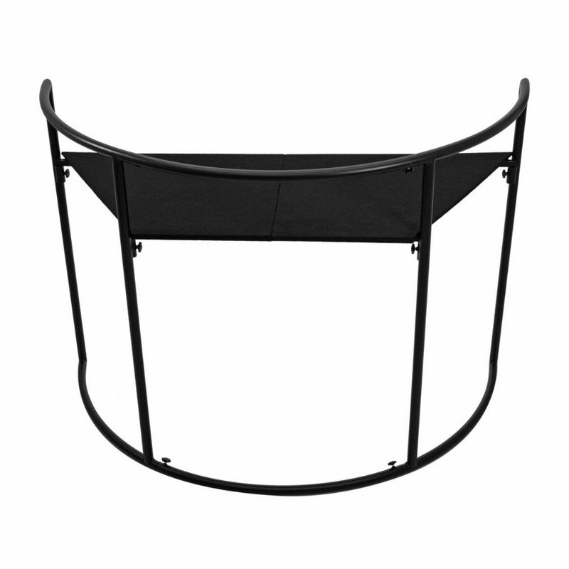 Omnitronic Gebogen mobiele DJ booth met tas zwart Gebogen mobiele DJ booth met tas zwart