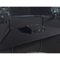 Omnitronic Gebogen mobiele DJ booth met tas zwart Gebogen mobiele DJ booth met tas zwart