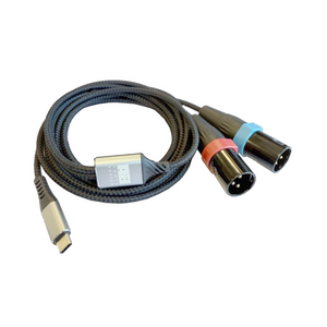 Audio Basics UCA2 USB-C naar 2x XLR kabel UCA2 USB-C naar 2x XLR kabel