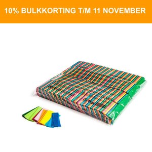 Slowfall confetti 55x17mm multicolour