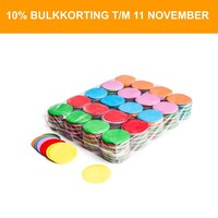 Slowfall confetti rondjes 55mm multicolour