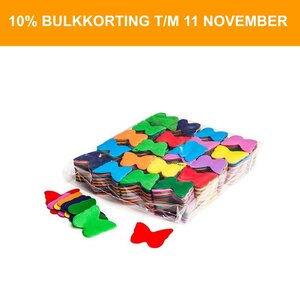 Slowfall confetti vlinders 55mm multicolour