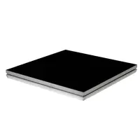 Stagedex podiumdeel 1x1m Basic Line zwart gelakt