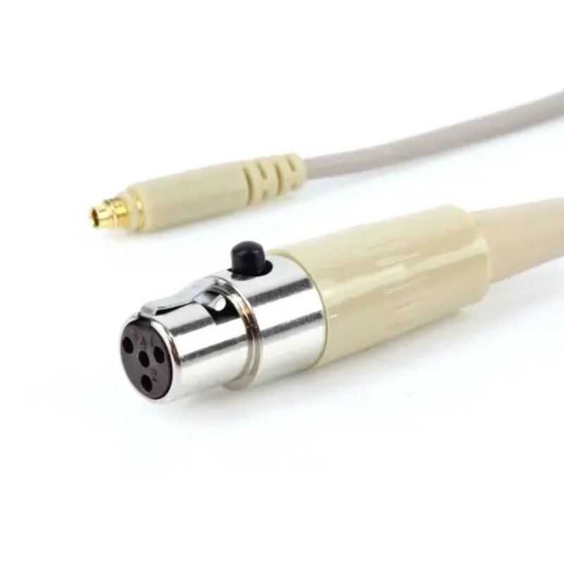 Kabel met mini-XLR Shure connector Beige