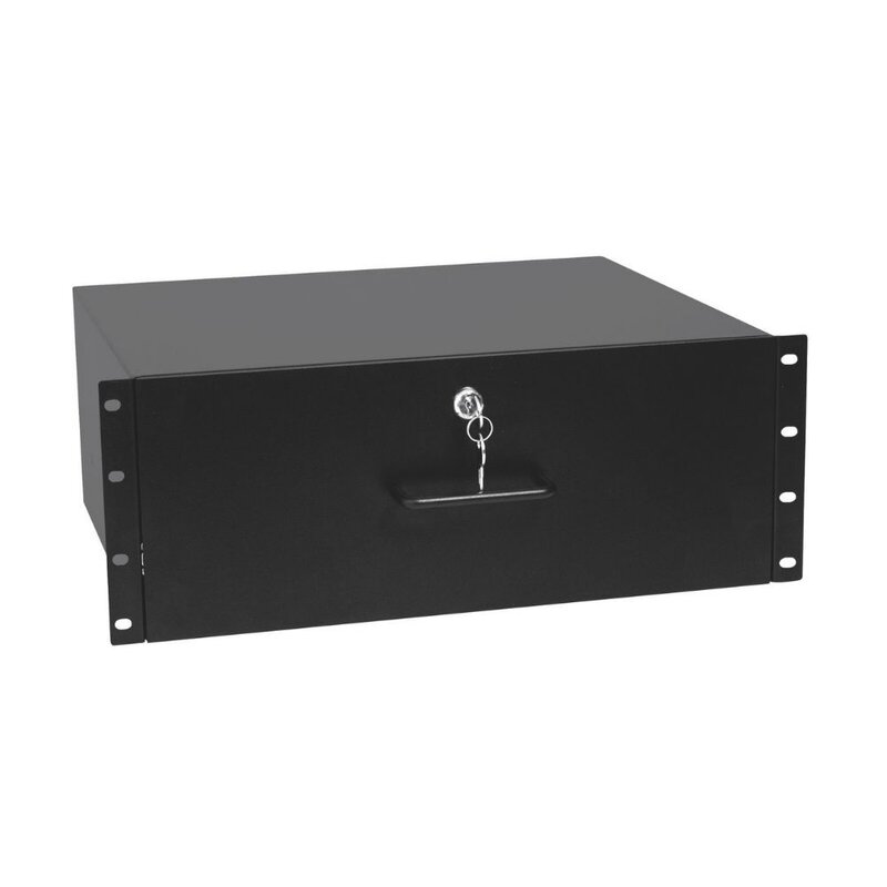 Racklade met slot 4HE