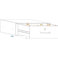 Racklade met slot 4HE