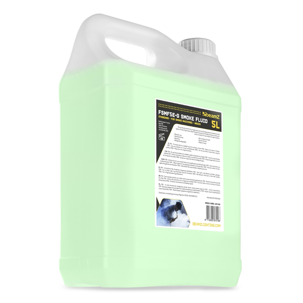 BeamZ Rookvloeistof Eco groen 5L