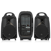 Behringer Europort PPA2000BT 8-kanaals draagbaar PA systeem met BT Europort PPA2000BT 8-kanaals draagbaar PA systeem met BT