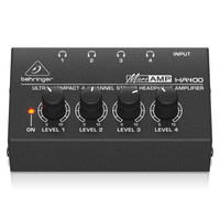 HA400 4-kanaals hoofdtelefoonversterker