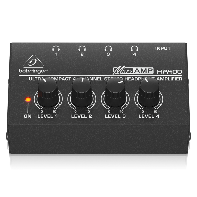 HA400 4-kanaals hoofdtelefoonversterker