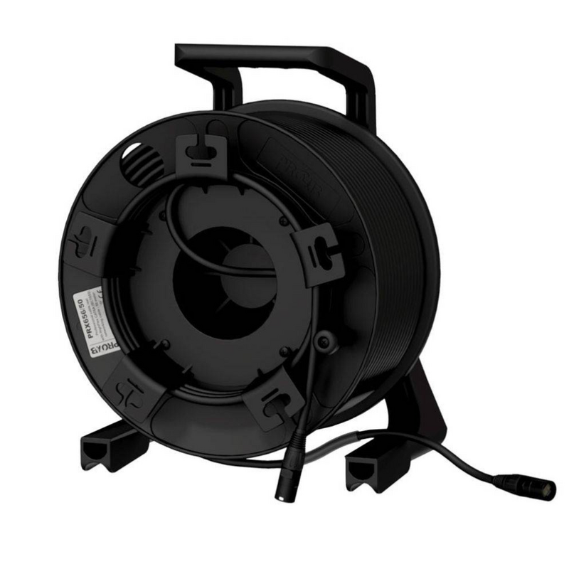 PRX656/70 CAT6A kabel op haspel met Neutrik connector 70m