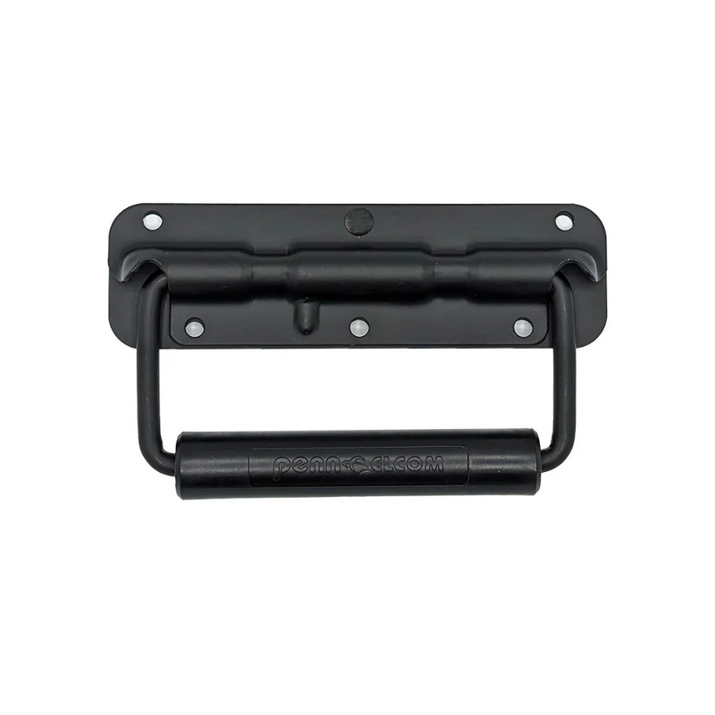 H1053K Opbouw handvat met veer zwart