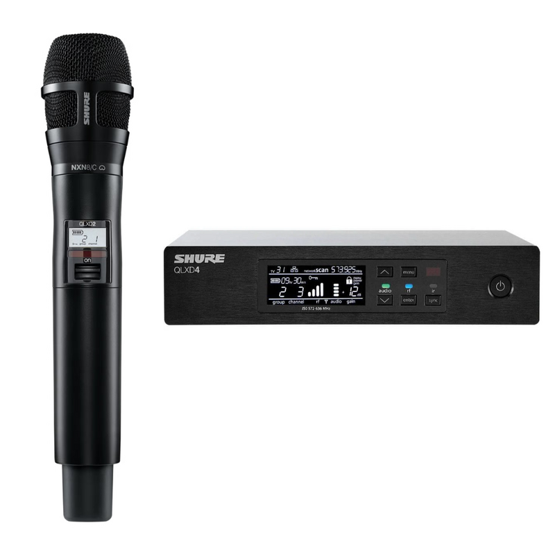 Shure QLXD24-N8CB Draadloos microfoonsysteem QLXD24-N8CB Draadloos microfoonsysteem