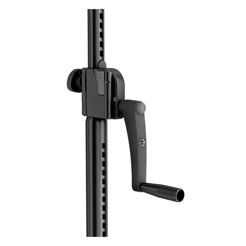 K&M 24730 Wind-up 3000 Speaker- en lichtstatief zwart 24730 Wind-up 3000 Speaker- en lichtstatief zwart