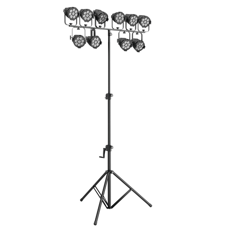 K&M 24730 Wind-up 3000 Speaker- en lichtstatief zwart 24730 Wind-up 3000 Speaker- en lichtstatief zwart