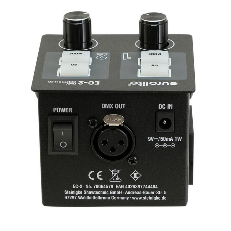 EC-2 2-kanaals DMX-controller