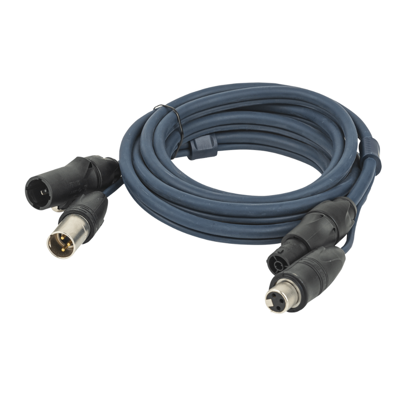 FP15 Hybride kabel powerCON True1 & 3-pin XLR 1,5m